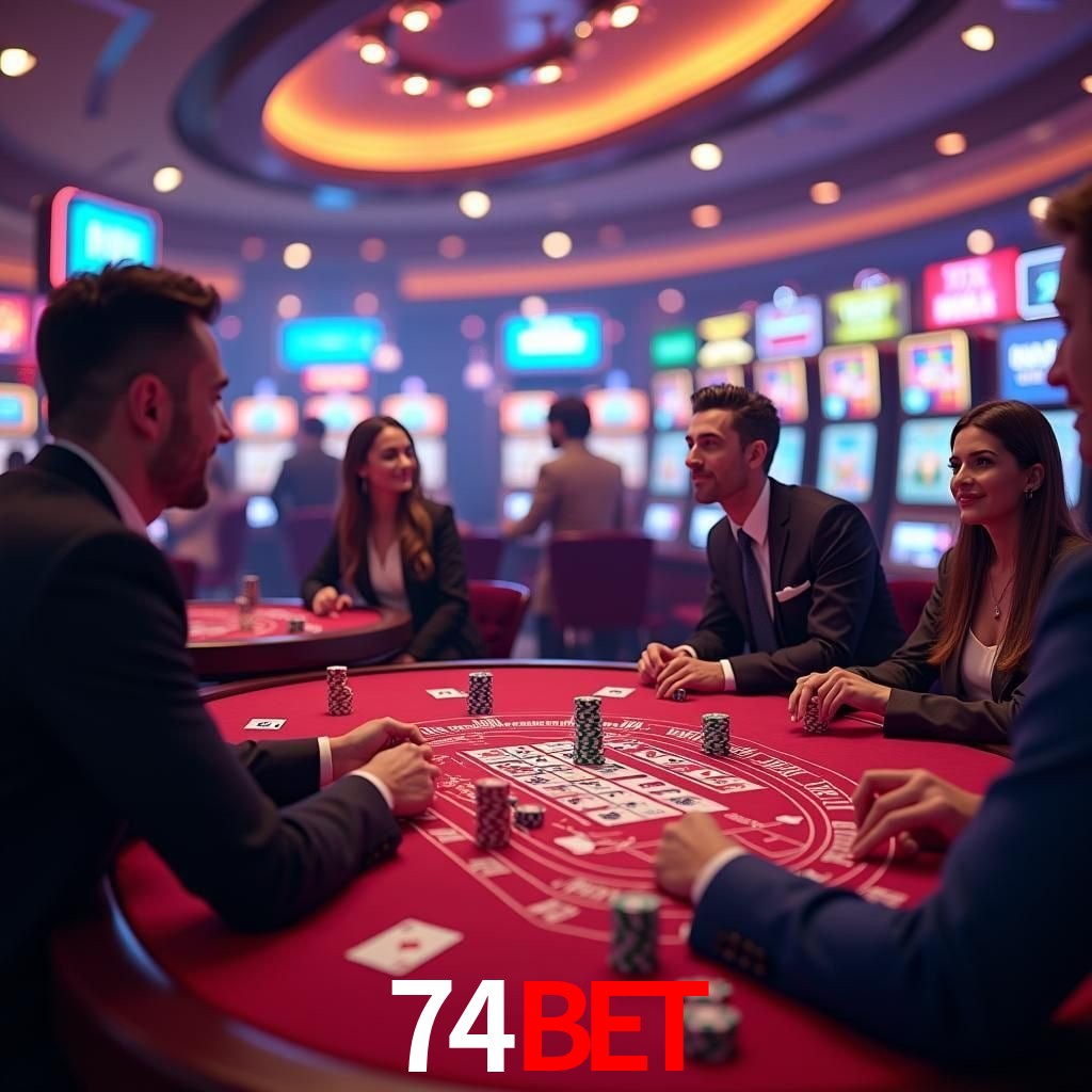 Interface do App 74bet